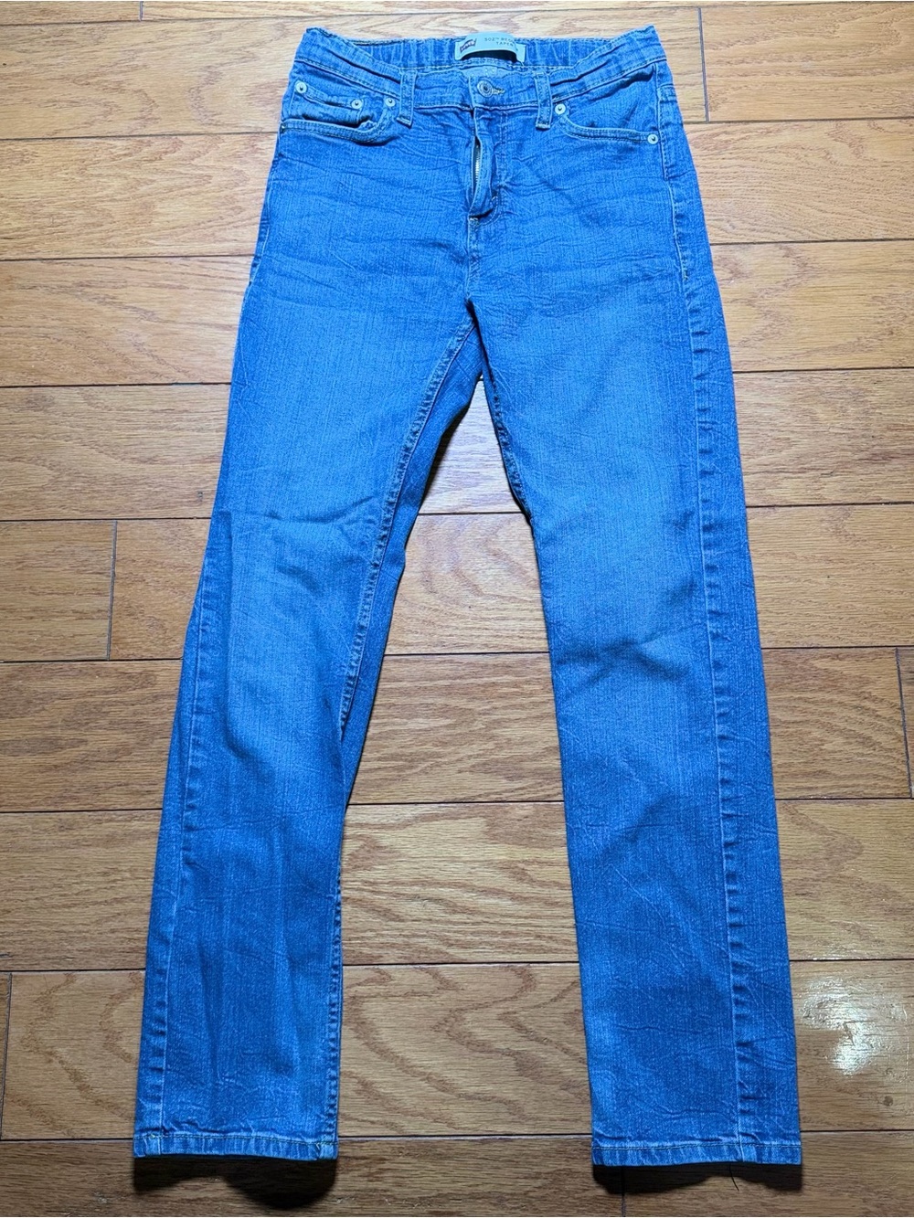 Classic Men's Blue Denim Jeans - Slim Fit
